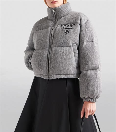 grey prada puffer jacket|prada puffer jacket sale.